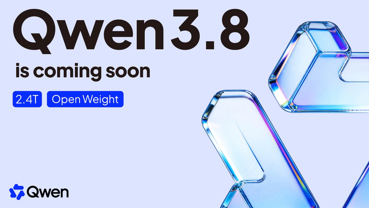 Qwen3.8封面 | 阿里通义千问官方宣布Qwen3.8发布