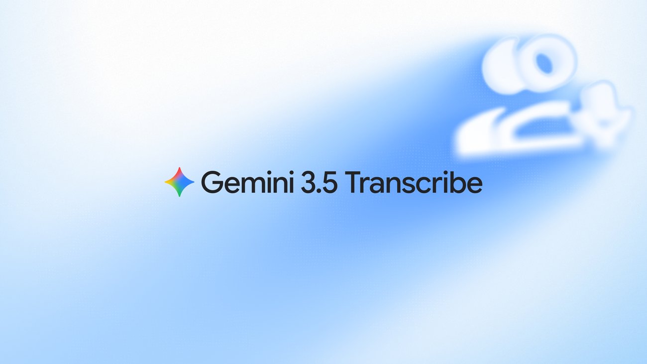 Gemini 3.5 Transcribe 官方主视觉