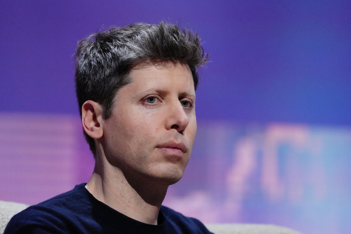 Sam Altman 于 2026 年 9 月 15 日在旧金山 Dreamforce 大会现场（摄影：David Paul Morris/Bloomberg）