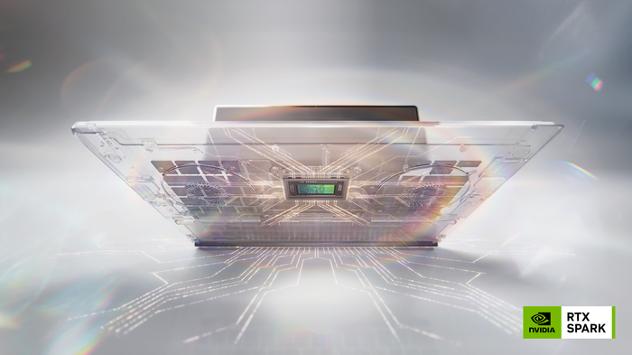NVIDIA RTX Spark 超级芯片官方渲染图