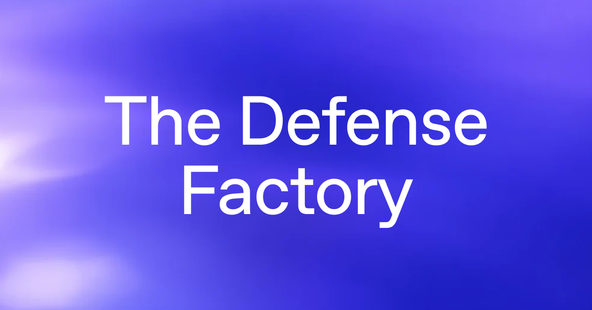 OpenAI『Defense Factory』公布页题图