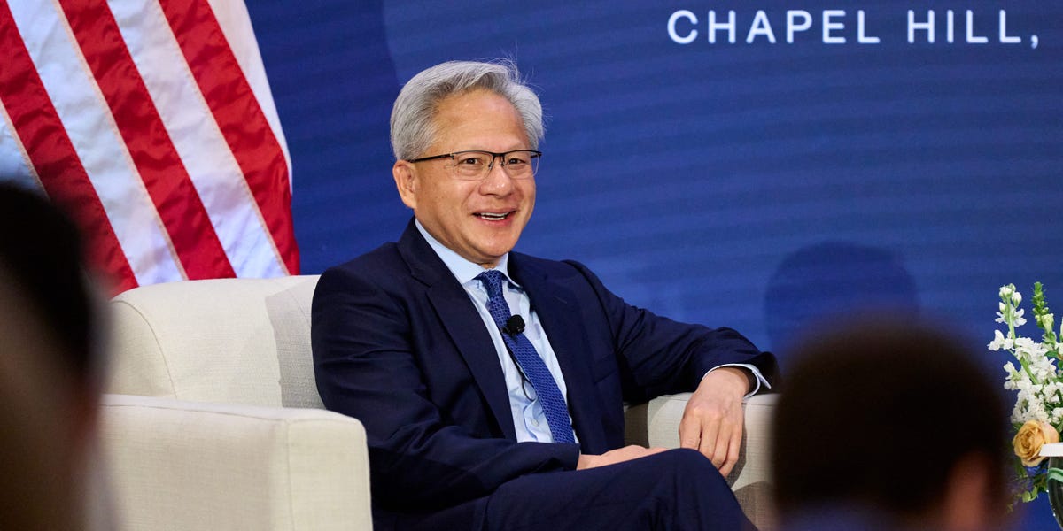 NVIDIA CEO 黄仁勋（图片来源：Matt RAMEY / AFP via Getty Images，Business Insider 报道配图）