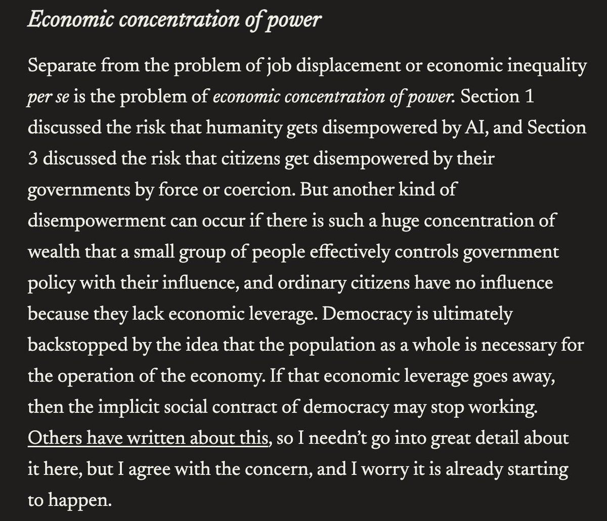 Sholto Douglas 否认帖所附的「Economic concentration of power」截图