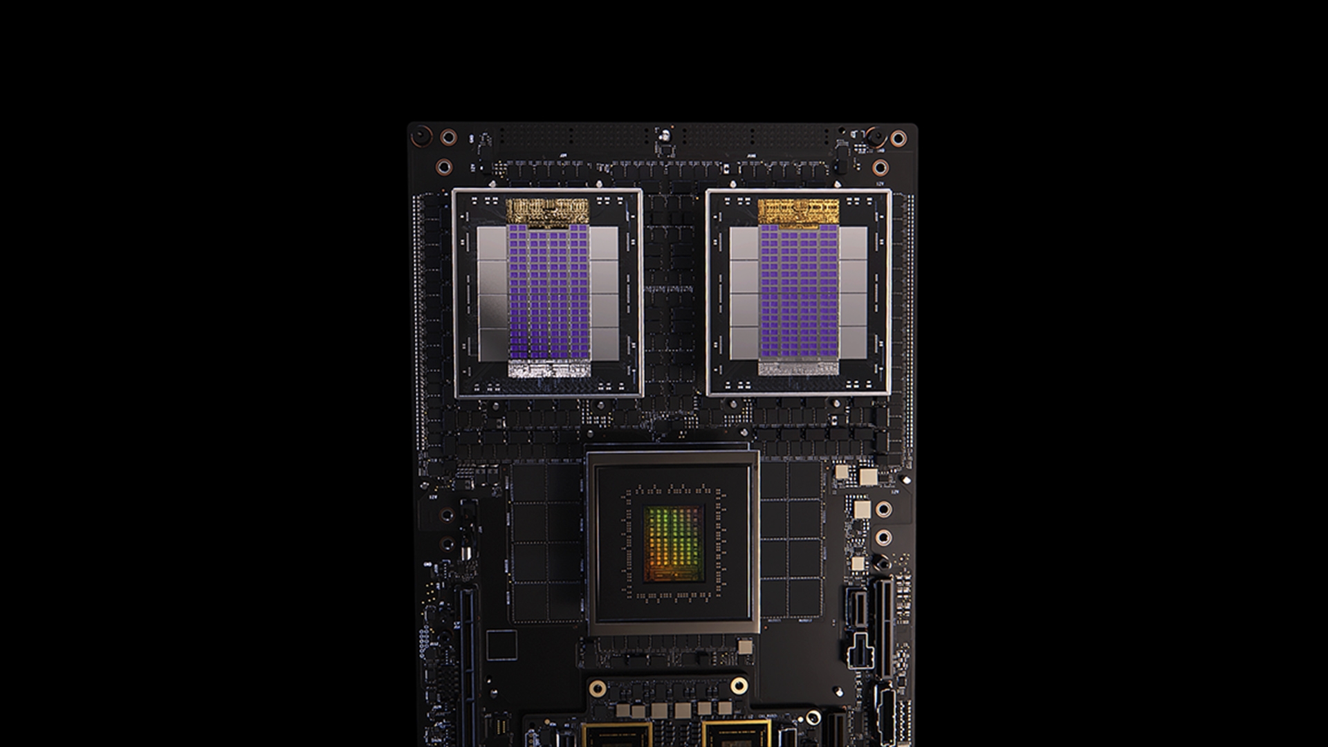 NVIDIA 官方发布的 NVLink Fusion 定制芯片模组渲染图