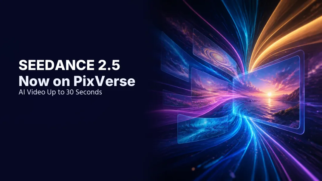 Seedance 2.5 上线 PixVerse