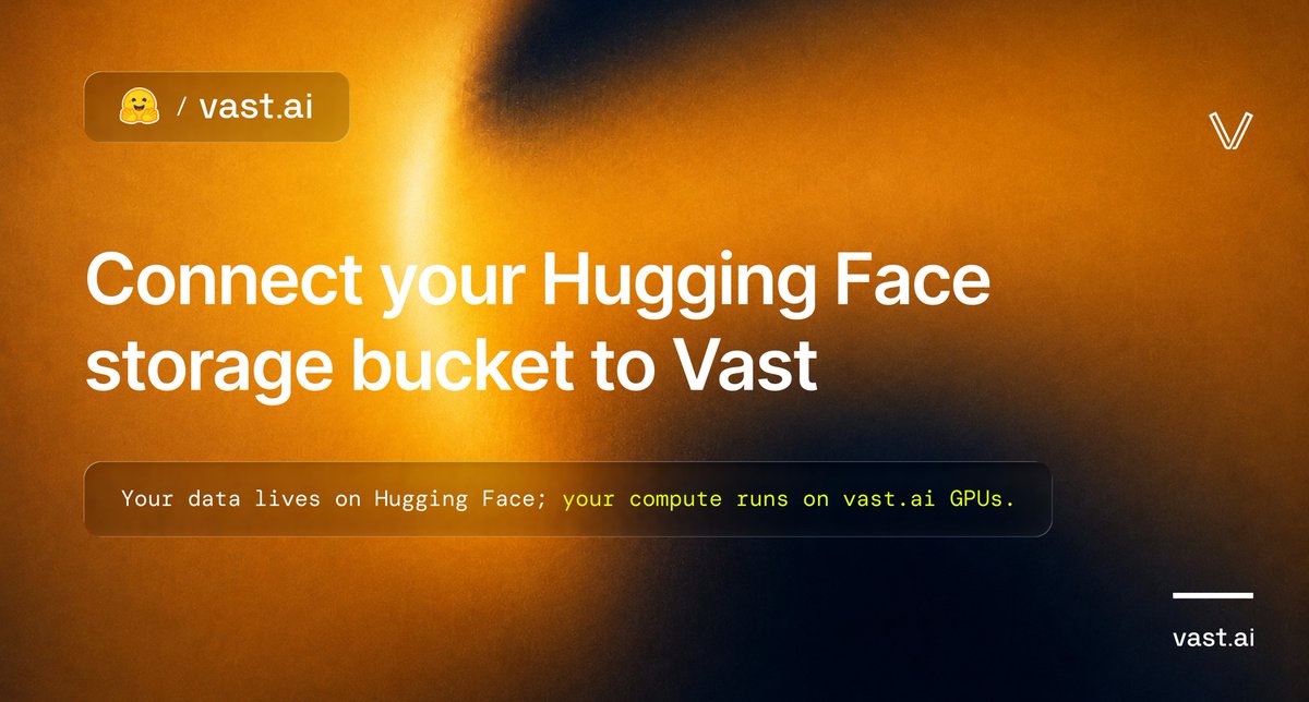 Vast.ai Hugging Face Storage Buckets 集成公告