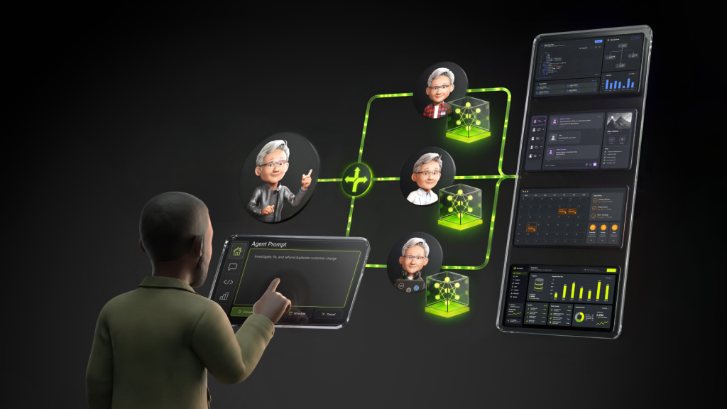 NVIDIA 开发者博客关于 Nemotron 3.5 Lightning 的文章头图：常驻智能体工作流与编排场景