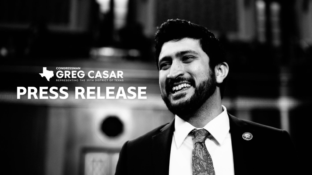 Rep. Greg Casar 新闻稿配图