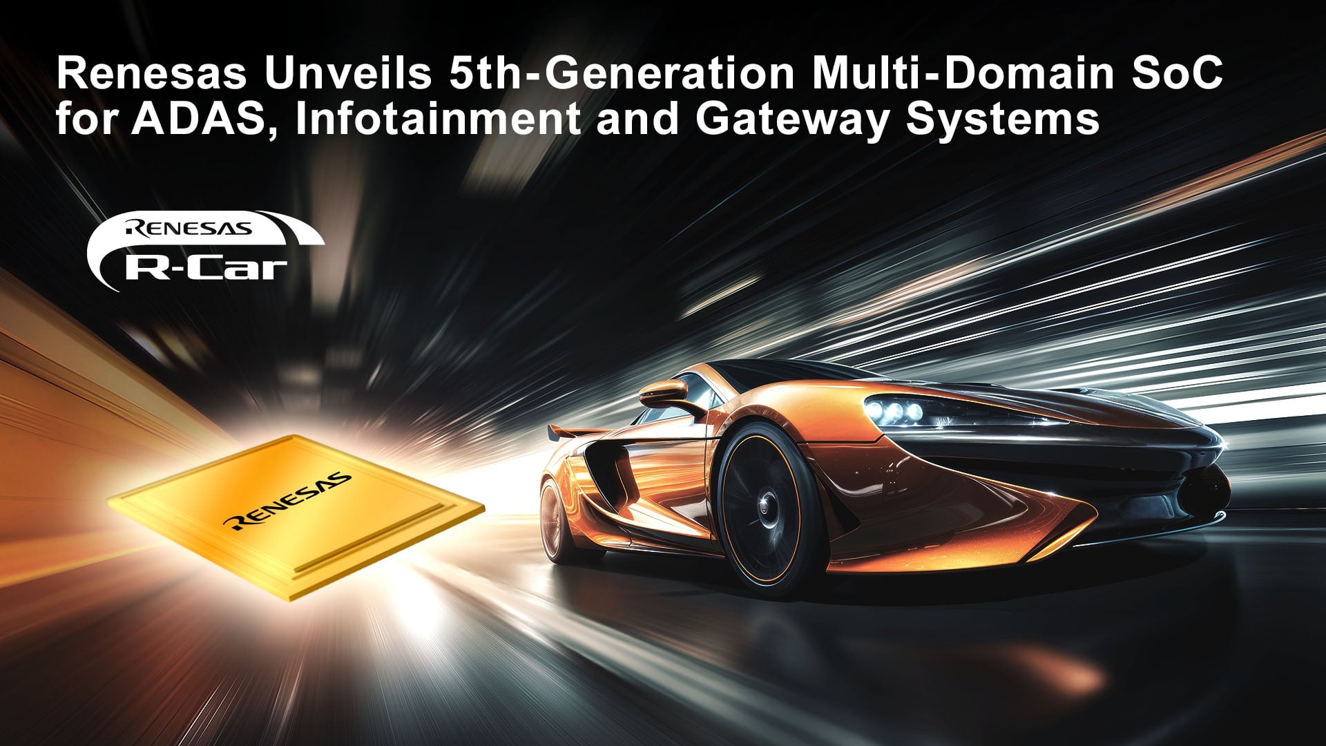 Renesas 于 2024 年 11 月发布的 R-Car X5H 第五代多域车规 SoC