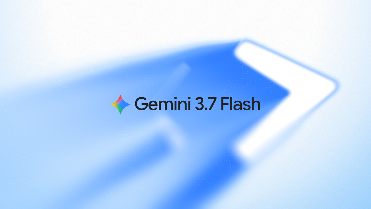 Google 官方 Gemini 3.7 Flash 发布主视觉