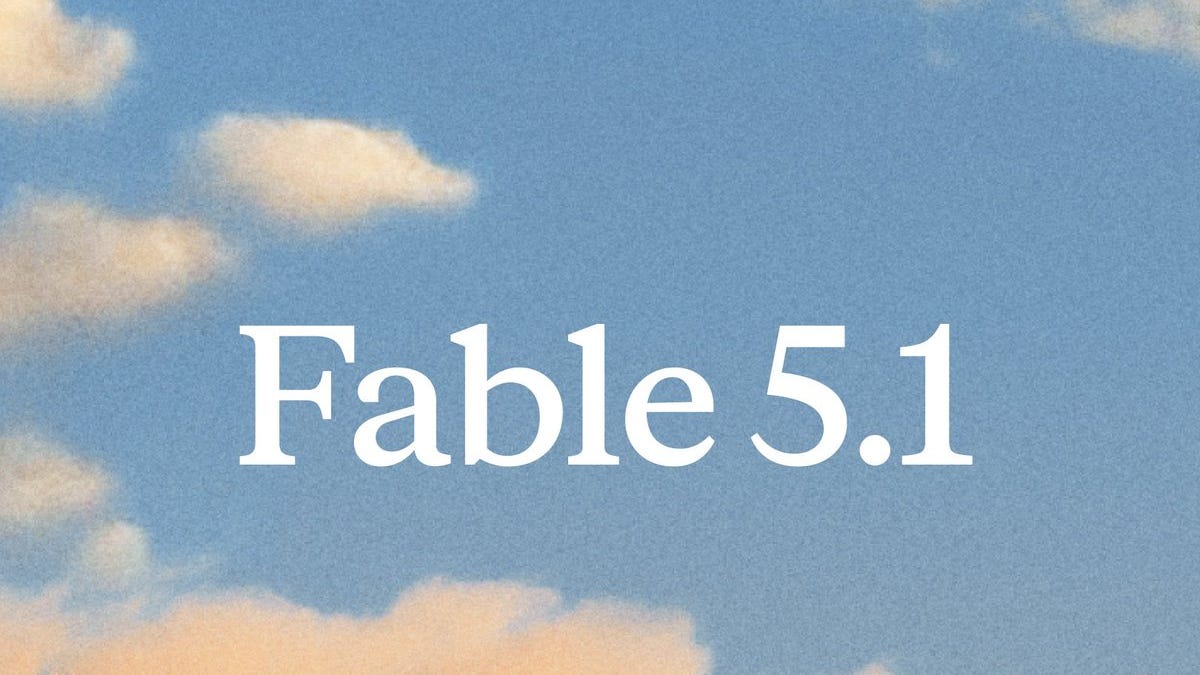 Anthropic 官宣视频的预览画面，画面中央为 Fable 5.1 字样