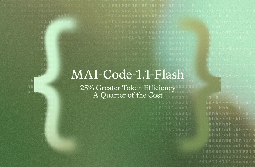 MAI-Code-1.1-Flash 官方宣传图