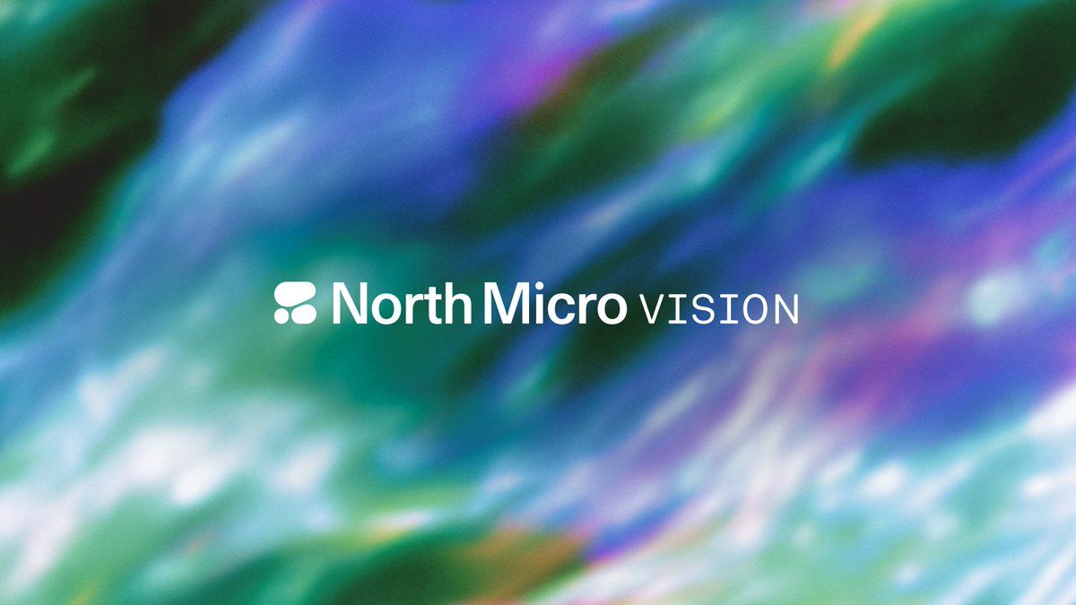 Cohere 官方 X 账号发布的 North Micro Vision 公告图