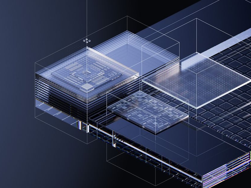 Verda 官网首页展示的 AI 算力硬件渲染图