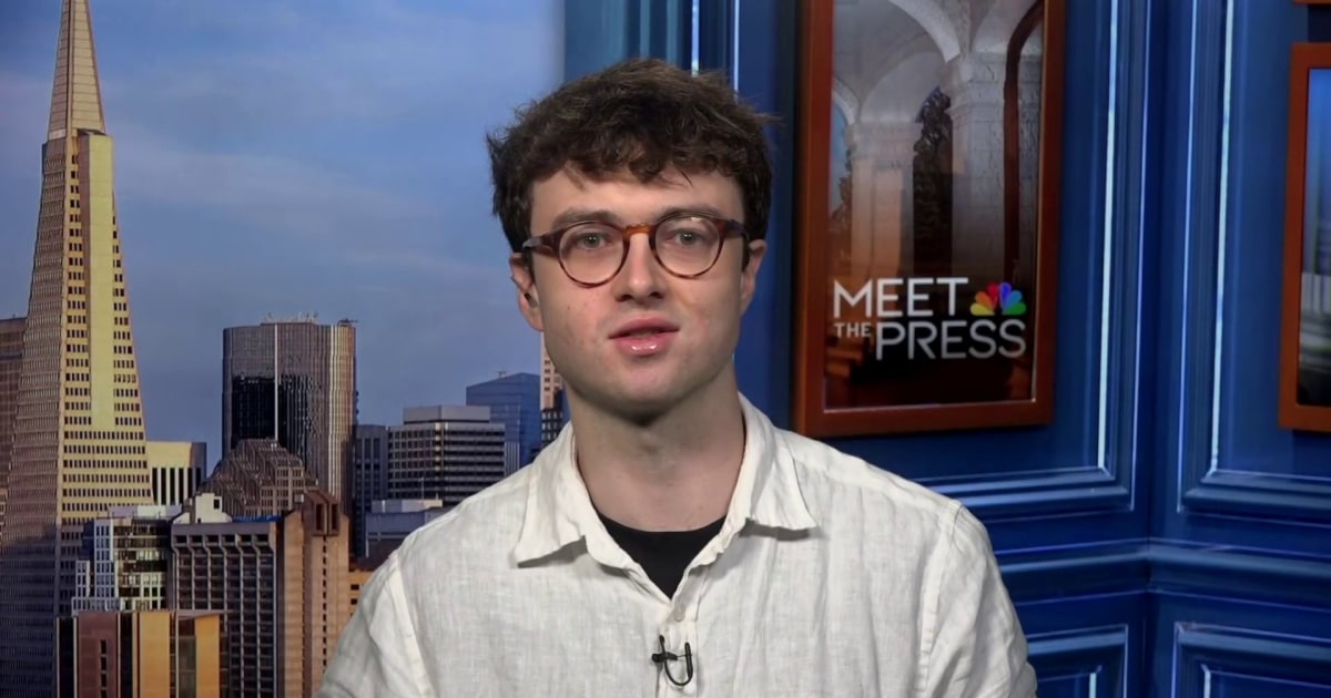Jacob Coxon 在 NBC《Meet the Press》访谈中