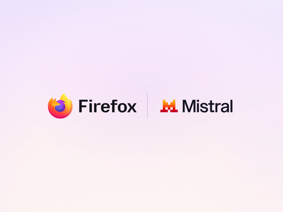Firefox 与 Mistral 的合作标识