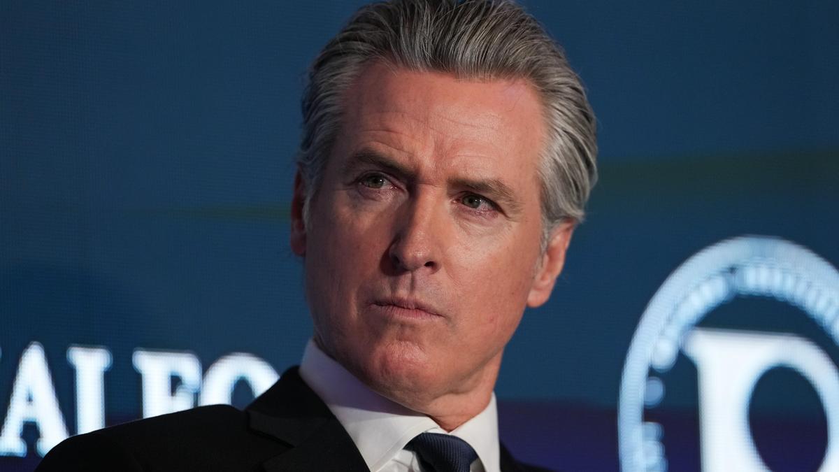 加州州长 Gavin Newsom（The Hindu 报道配图）