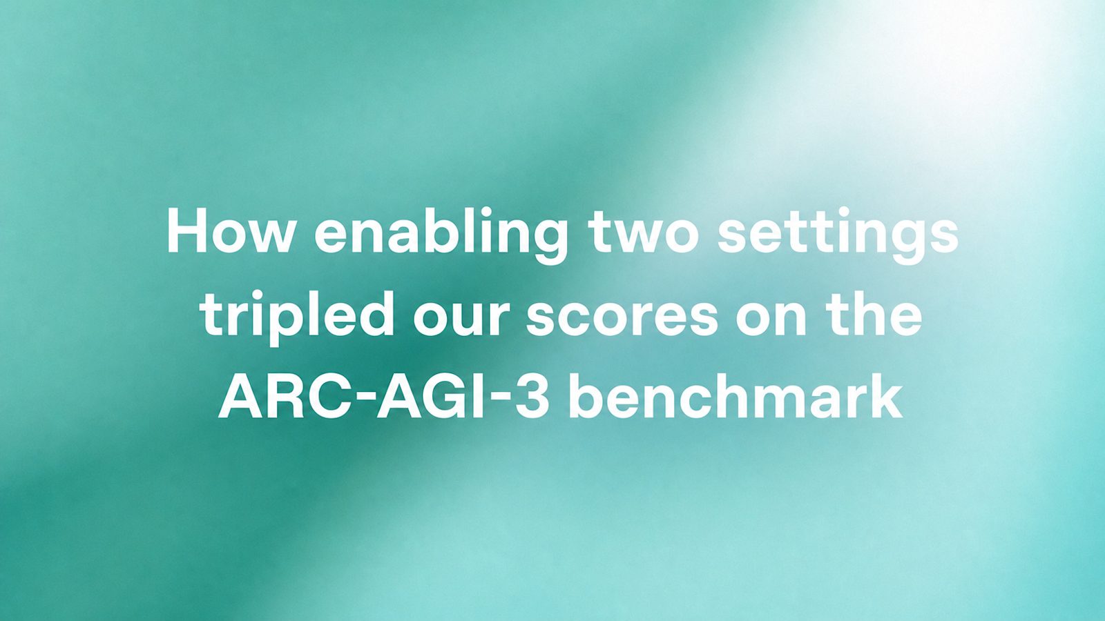 ARC-AGI-3 基准之争：OpenAI 官方博客反击 Anthropic，"改两个设置得分翻三倍"